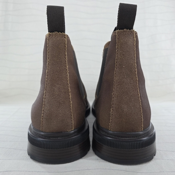 Clarks Mens Burchill Up Brown Leather Pull On Boots Shoes 261794027110 Size 12 main image 6